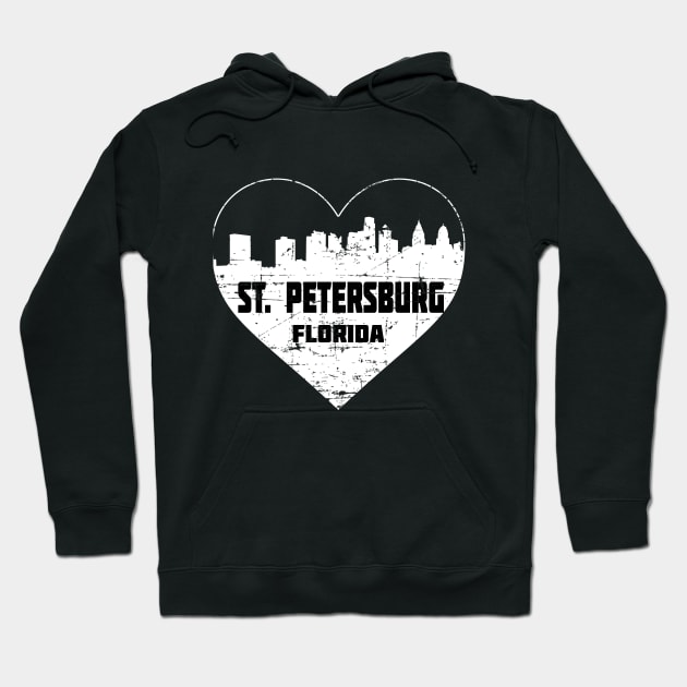 Saint Petersburg, Florida - T Shirt Hoodie by HopeandHobby